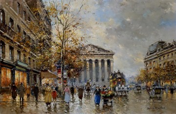 AB rue Royal Madeleine 3 パリジャン Oil Paintings